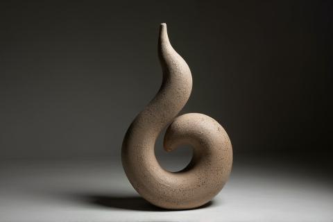 螺旋の瞑想 置物